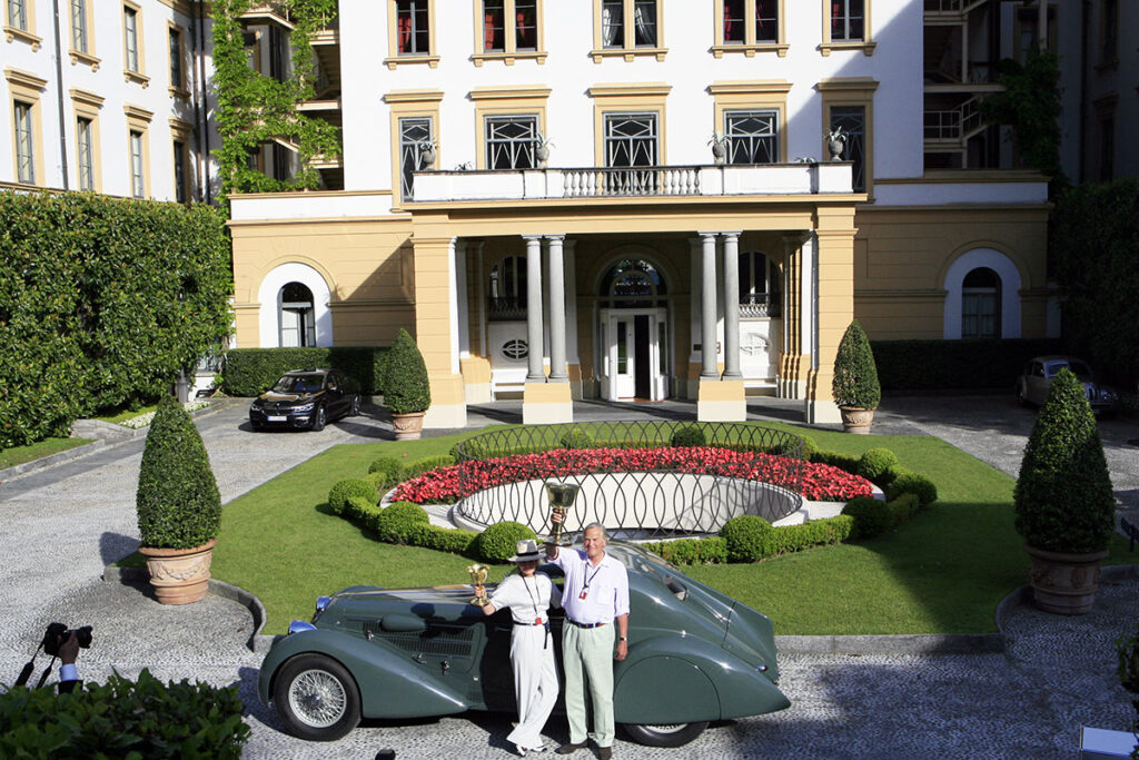 Call it Art Deso style or Class B Pre-1945 Supercars - The Fast and the Flamboyant. The Astura serie II by Castagna (1933) from the Art Deco style era takes home the Coppa d'Oro price.