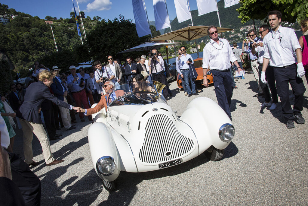 Alfa Romeo 6C 1750 GS (1931) by Zagato/Aprile wins in 2014 the Coppa d'Oro. Participating in Class C - Gone with the wind is an one-off.